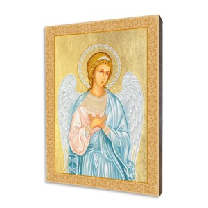 Ikona z Aniołem Stróżem-upominek religijny dla dziecka