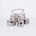 Dzwonki mosiężne niklowane