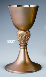 Kielich mszalny, wzór kłosy