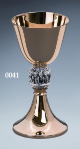 Kielich mszalny, nodus z Ostatnia Wieczerza