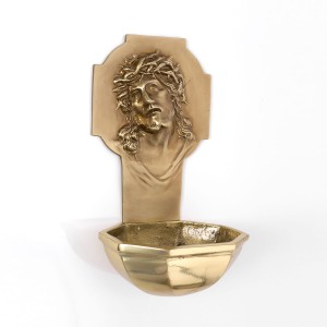 Kropielnica mosiężna satynowa