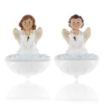 Kropielnica Aniołek IHS pamiątka Pierwsza Komunia Święta