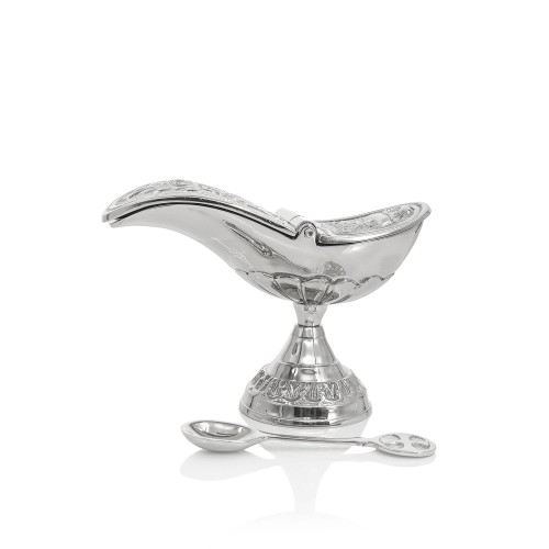 Łódka na kadzidło mosiądz nikiel