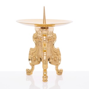 Lichtarz mosiężny 10 cm