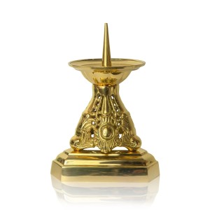 Lichtarz mosiądz 15 cm