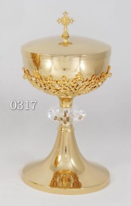 Puszka śr12 nodus kryształ kamienie białe w koszyczku