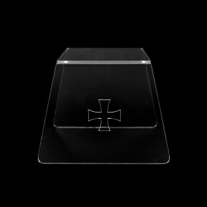 Tron z pleksi duży z krzyżem