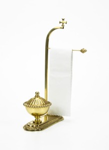 Vasculum z serwetnikiem odlew