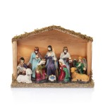 Szopka bożonarodzeniowa - 17 cm - Ceramico