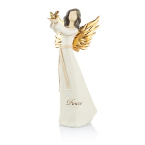 Anioł - gołąb - HOPE - Decorato