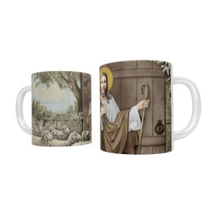 Kubek chrześcijański Jezus Dobry Pasterz