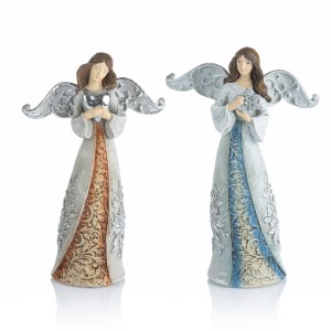 Anioł - serce - śnieżynka - Decorato