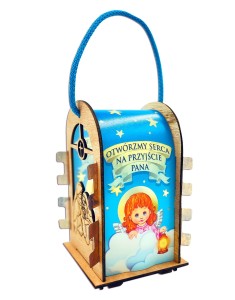 Lampion adwentowy kapliczka