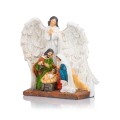 szopka bożonarodzeniowa z aniołem