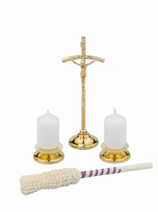 Komplet na kolędę złoty