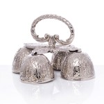 Dzwonki mosiężne niklowane