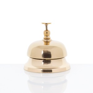 Dzwonek mosiężny sygnalizacyjny