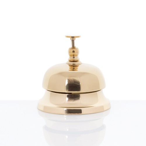 dzwonek mosiężny sygnaturka