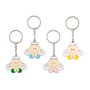 Brelok metalowy - aniołek