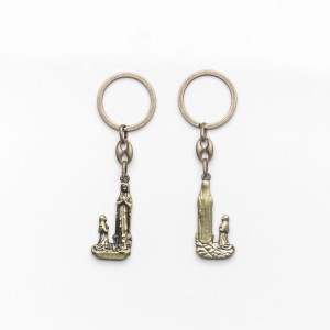 Brelok - Matka Boża z Lourdes - satynowa powłoka