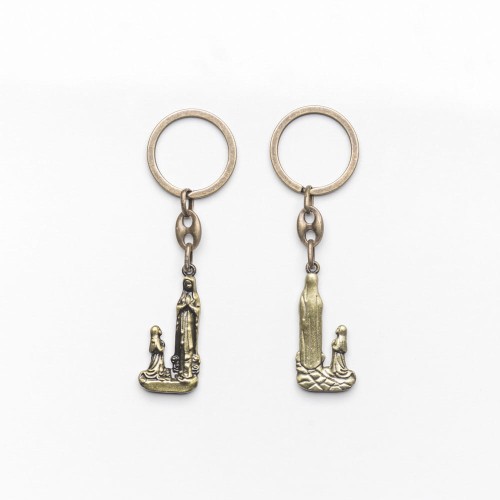 Brelok - Matka Boża z Lourdes - satynowa powłoka