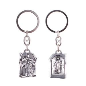 Brelok - św. Krzysztof - Matka Boża od Cudownego Medalika