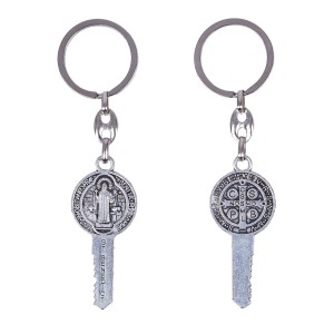 Brelok - klucz - Św. Benedykt