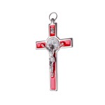Krzyż Św. Benedykta metalowy 12 cm