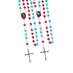 Różaniec kryształowy - Św. Siostra Faustyna - Jezus Miłosierny