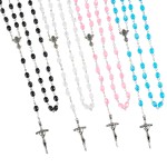 Różaniec - Pierwsza Komunia Święta - 8 mm - plastik