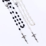 Różaniec - Pierwsza Komunia Święta - 7 mm - szkło