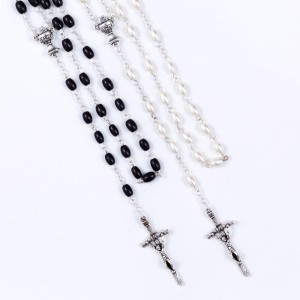 Różaniec - Pierwsza Komunia Święta - 7 mm - szkło