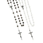 Różaniec do Pierwszej Komunii - szkło - 6 mm