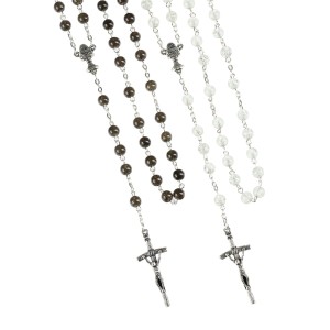 Różaniec do Pierwszej Komunii - szkło - 6 mm