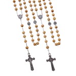 Różaniec drewniany benedyktyński