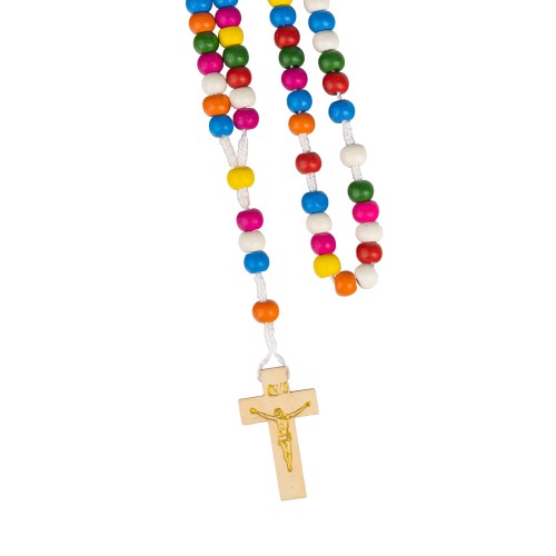 Różaniec - drewno - 8 mm - Kids