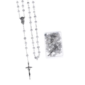 Różaniec - turkus - 6 mm - kamień naturalny - pudełko