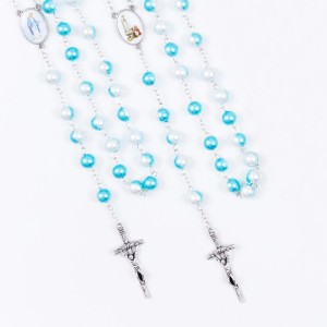 Różaniec szklany - Matka Boża Niepokalana - Matka Boża Fatimska