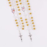 Różaniec szklany - Jan Paweł II - Papież Franciszek