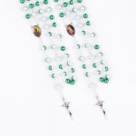 Różaniec szklany - Matka Boża Częstochowska - Jezus Miłosierny