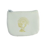 Etui na zamek z ekoskóry, białe