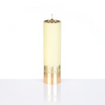 Świeca na wkład olejowy żółta bez regulacji 22 cm