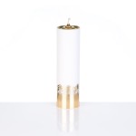 Świeca na wkład olejowy biała bez regulacji 22 cm