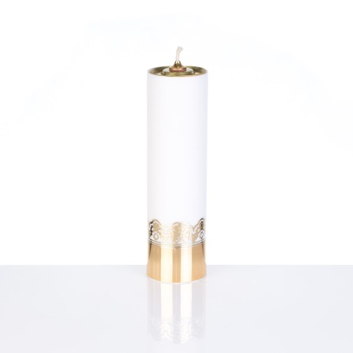 Świeca na wkład olejowy biała bez regulacji