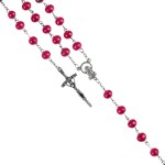 Różaniec - drewno - 8 mm