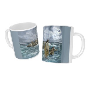 Kubek religijny, Chrystus na wodzie