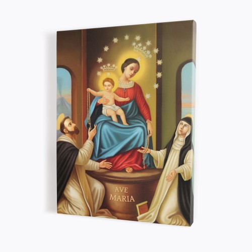 Matka Boża Pompejańska, obraz religijny na płótnie