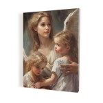 Anielska opieka i miłość, obraz na płótnie dla dziecka