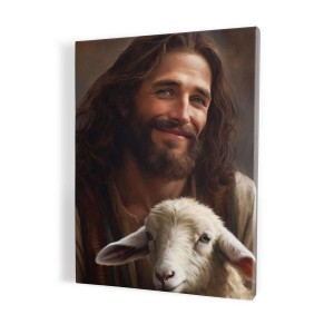 Jezus Dobry Pasterz i przypowieść o zagubionej owieczce, obraz