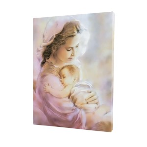 Matka Boska z Dzieciątkiem-obraz religijny na płótnie